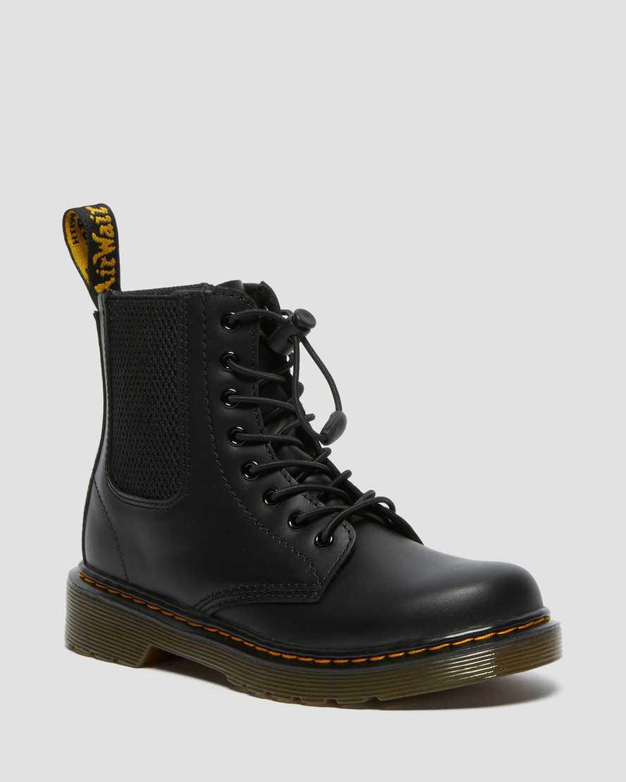 Dr Martens Junior 1460 Harper Deri Çocuk Bot Siyah  Türkiye |  36054-JPBX