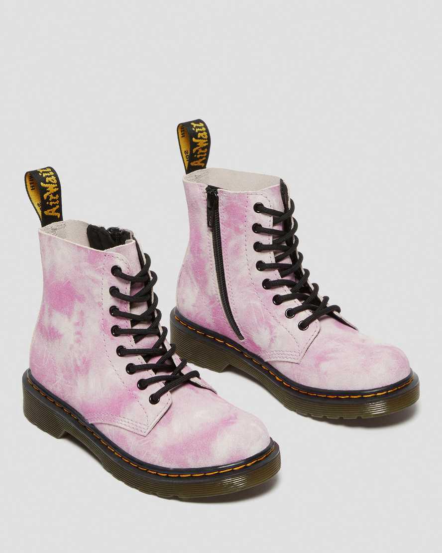 Dr Martens Junior 1460 Pascal Tie Dye Çocuk Bağcıklı Bot Pembe  Türkiye |  37415-DPRW