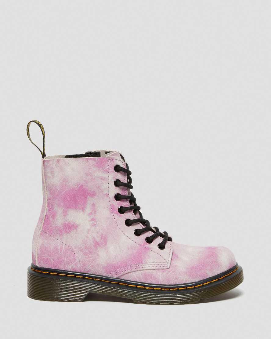 Dr Martens Junior 1460 Pascal Tie Dye Çocuk Bağcıklı Bot Pembe  Türkiye |  37415-DPRW