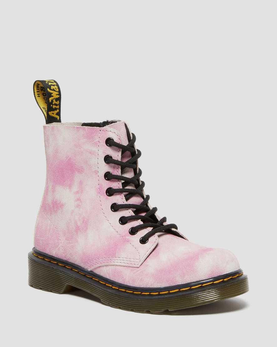 Dr Martens Junior 1460 Pascal Tie Dye Çocuk Bağcıklı Bot Pembe  Türkiye |  37415-DPRW