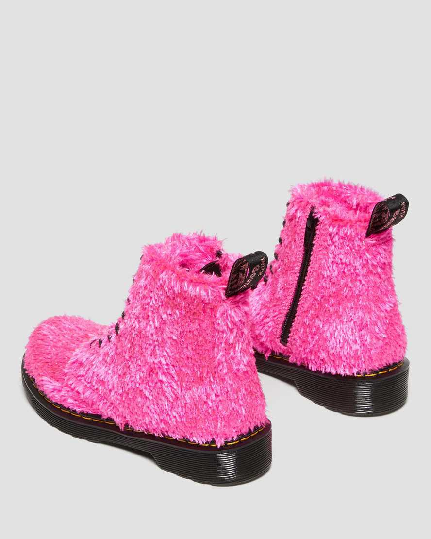 Dr Martens Junior 1460 Pascal Tinsel Fur Çocuk Bağcıklı Bot Pembe  Türkiye |  49607-OVFZ