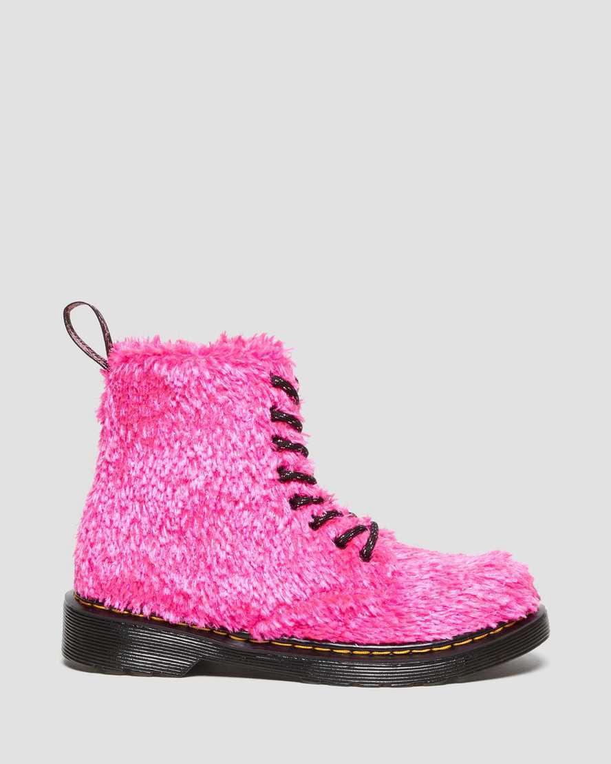 Dr Martens Junior 1460 Pascal Tinsel Fur Çocuk Bağcıklı Bot Pembe  Türkiye |  49607-OVFZ