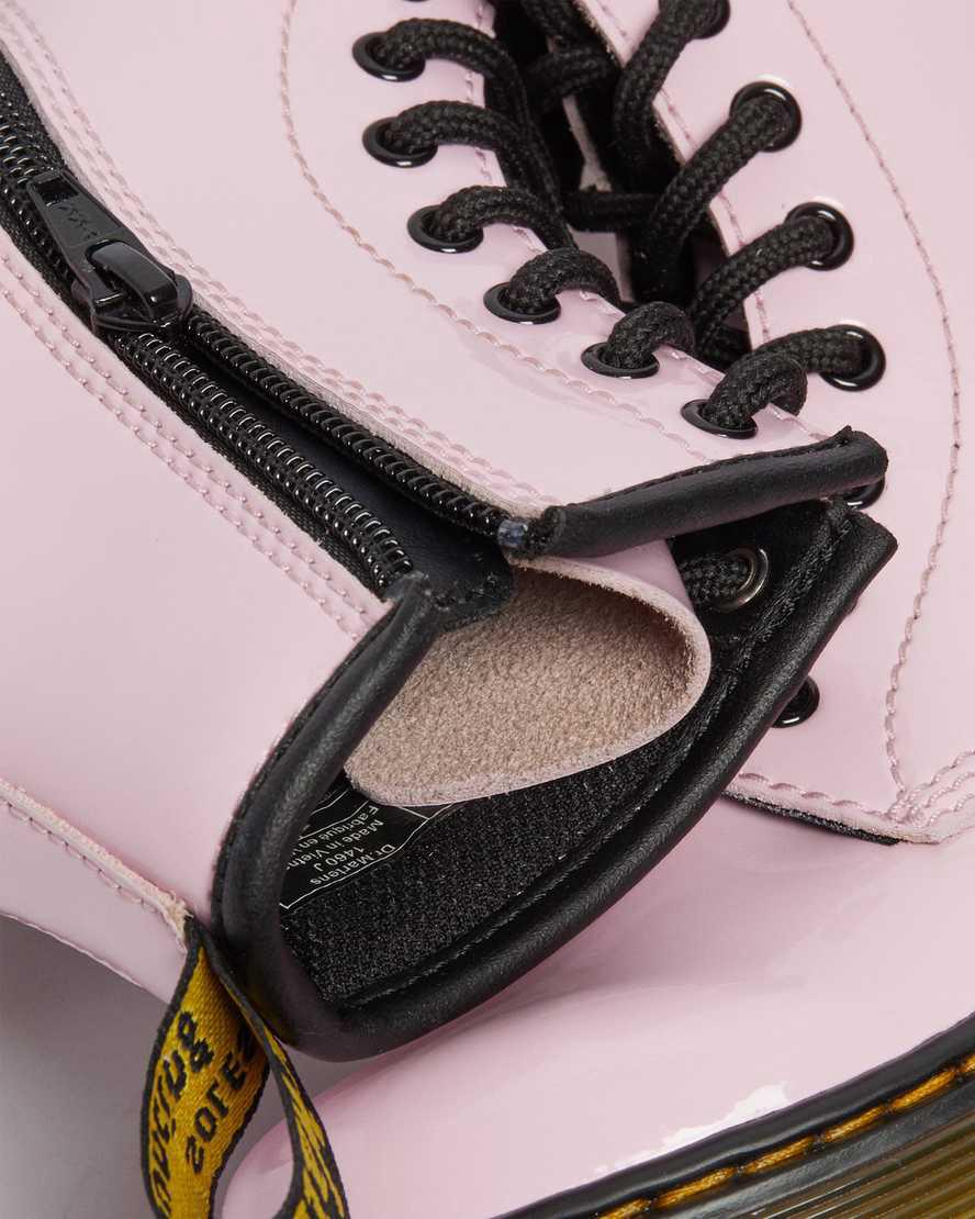 Dr Martens Junior 1460 Rugan Deri Çocuk Bağcıklı Bot Pembe  Türkiye |  32497-ZDGX
