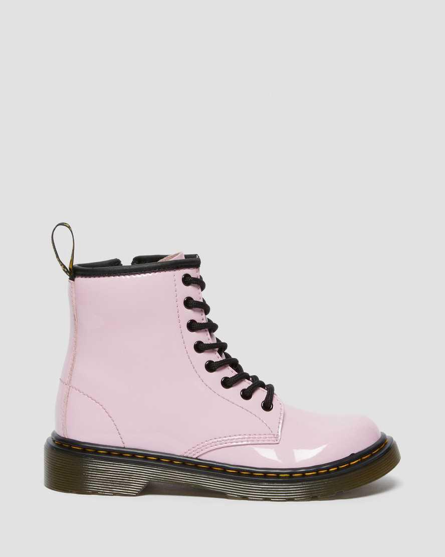 Dr Martens Junior 1460 Rugan Deri Çocuk Bağcıklı Bot Pembe  Türkiye |  32497-ZDGX