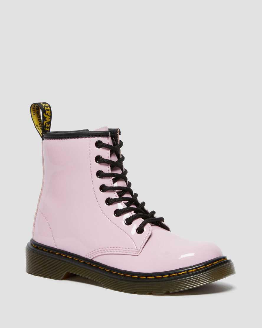 Dr Martens Junior 1460 Rugan Deri Çocuk Bağcıklı Bot Pembe  Türkiye |  32497-ZDGX