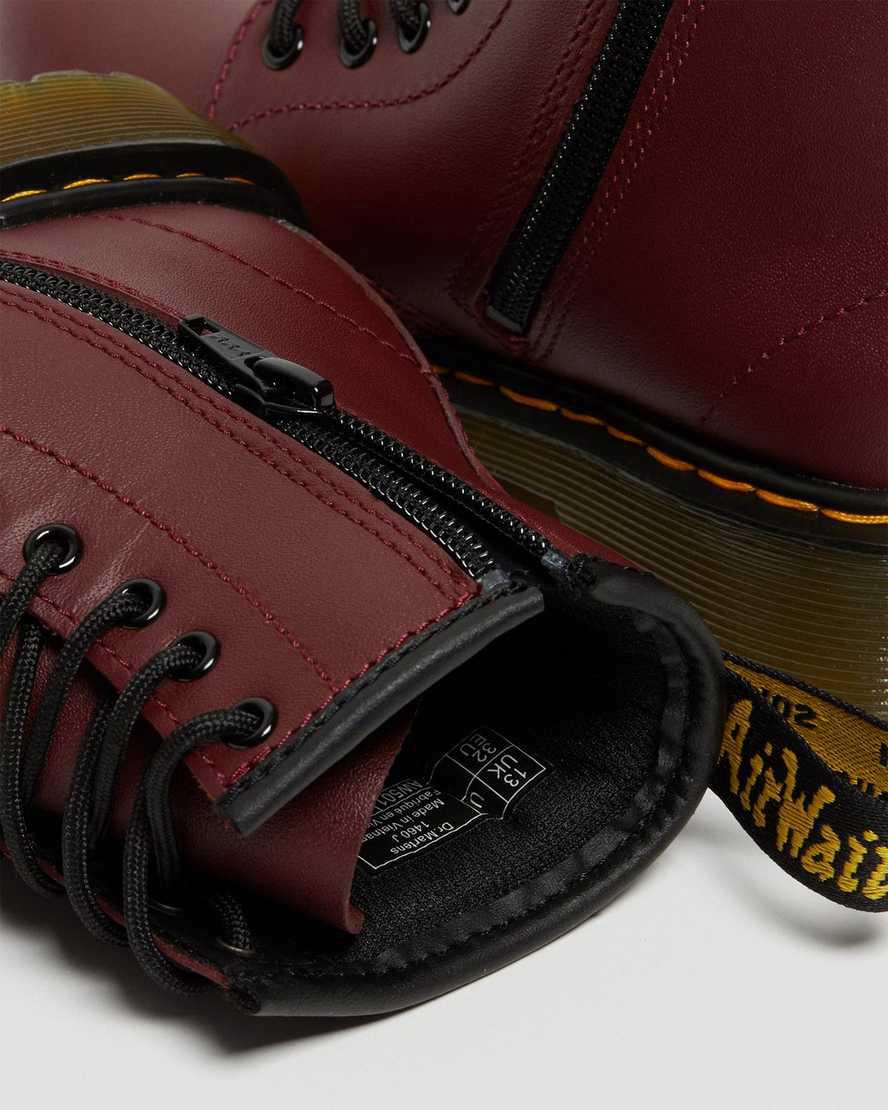 Dr Martens Junior 1460 Softy T Deri Çocuk Bağcıklı Bot Kırmızı  Türkiye |  53142-YOXB