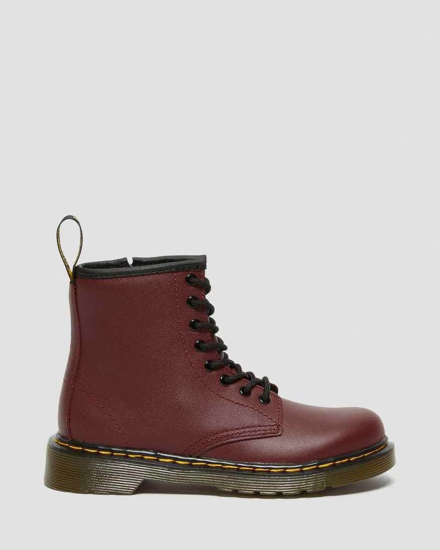 Dr Martens Junior 1460 Softy T Deri Çocuk Bağcıklı Bot Kırmızı  Türkiye |  53142-YOXB