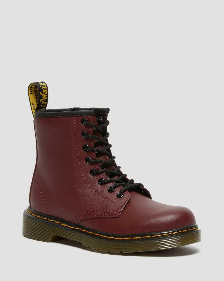 Dr Martens Junior 1460 Softy T Deri Çocuk Bağcıklı Bot Kırmızı  Türkiye |  53142-YOXB