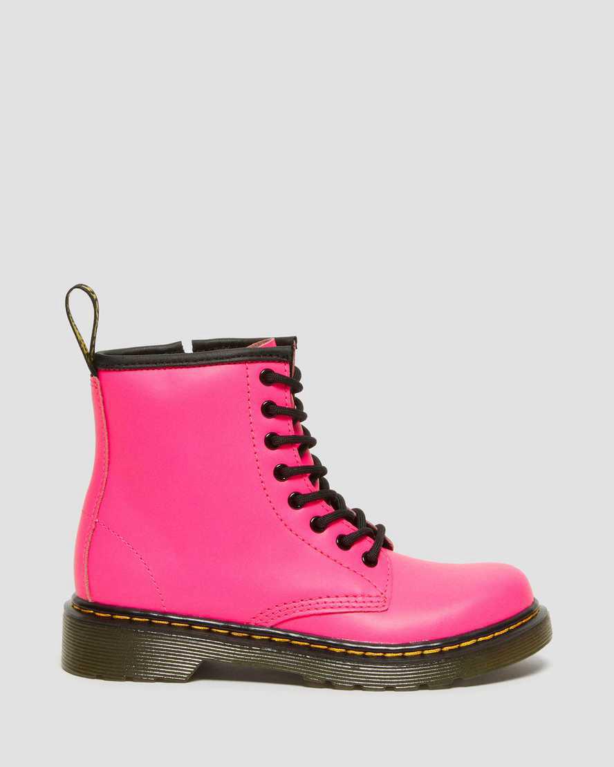 Dr Martens Junior 1460 Softy T Deri Çocuk Bağcıklı Bot Pembe  Türkiye |  69281-RBQF