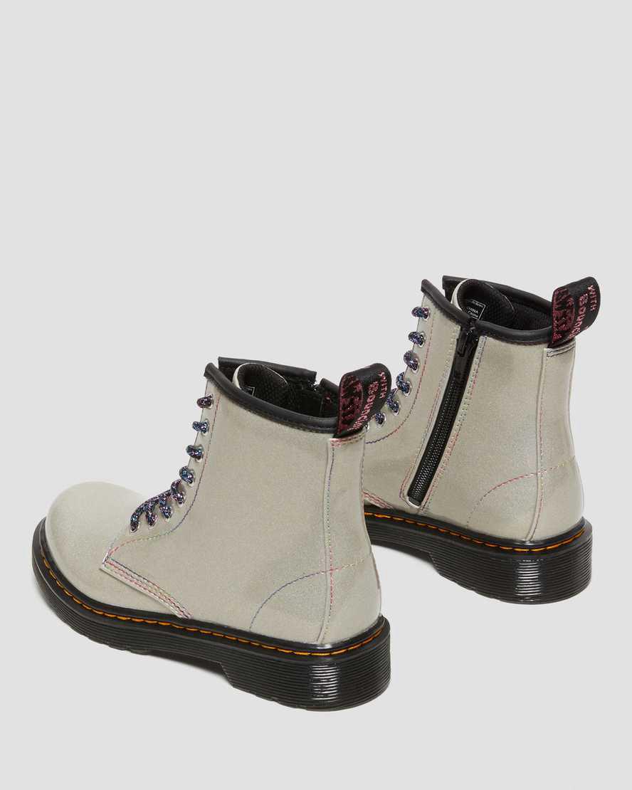Dr Martens Junior 1460 Sparkle Rays Çocuk Bağcıklı Bot Gümüş  Türkiye |  61237-KJYB
