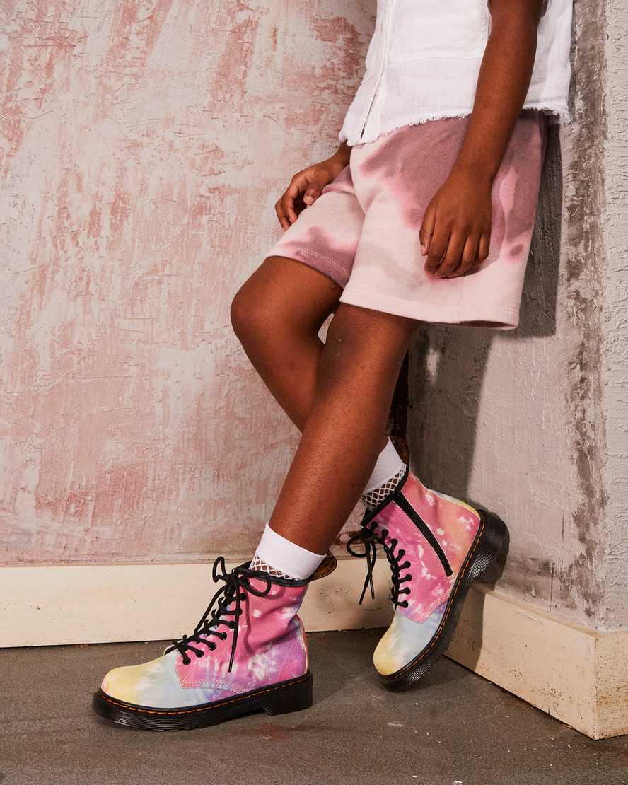 Dr Martens Junior 1460 Tie Dye Çocuk Bağcıklı Bot Multi Tie Dye  Türkiye |  72985-EAZF