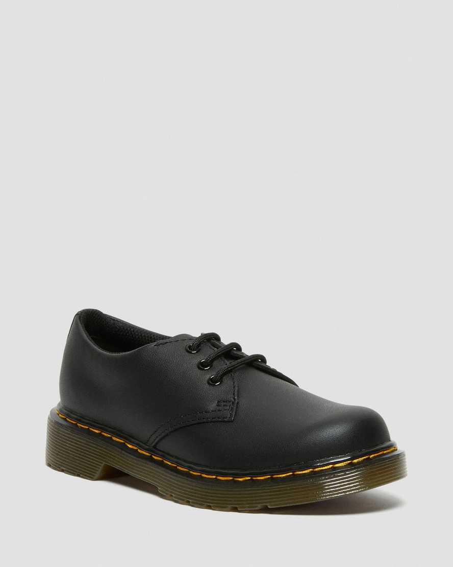 Dr Martens Junior 1461 Softy T Deri Çocuk Ayakkabı Siyah  Türkiye |  29801-BKOD