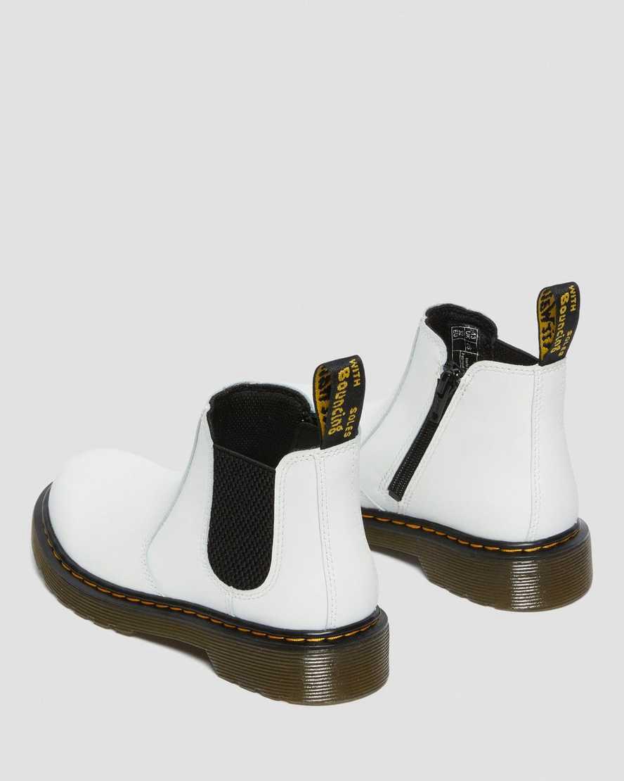 Dr Martens Junior 2976 Deri Çocuk Chelsea Bot Beyaz  Türkiye |  59827-ZNWY
