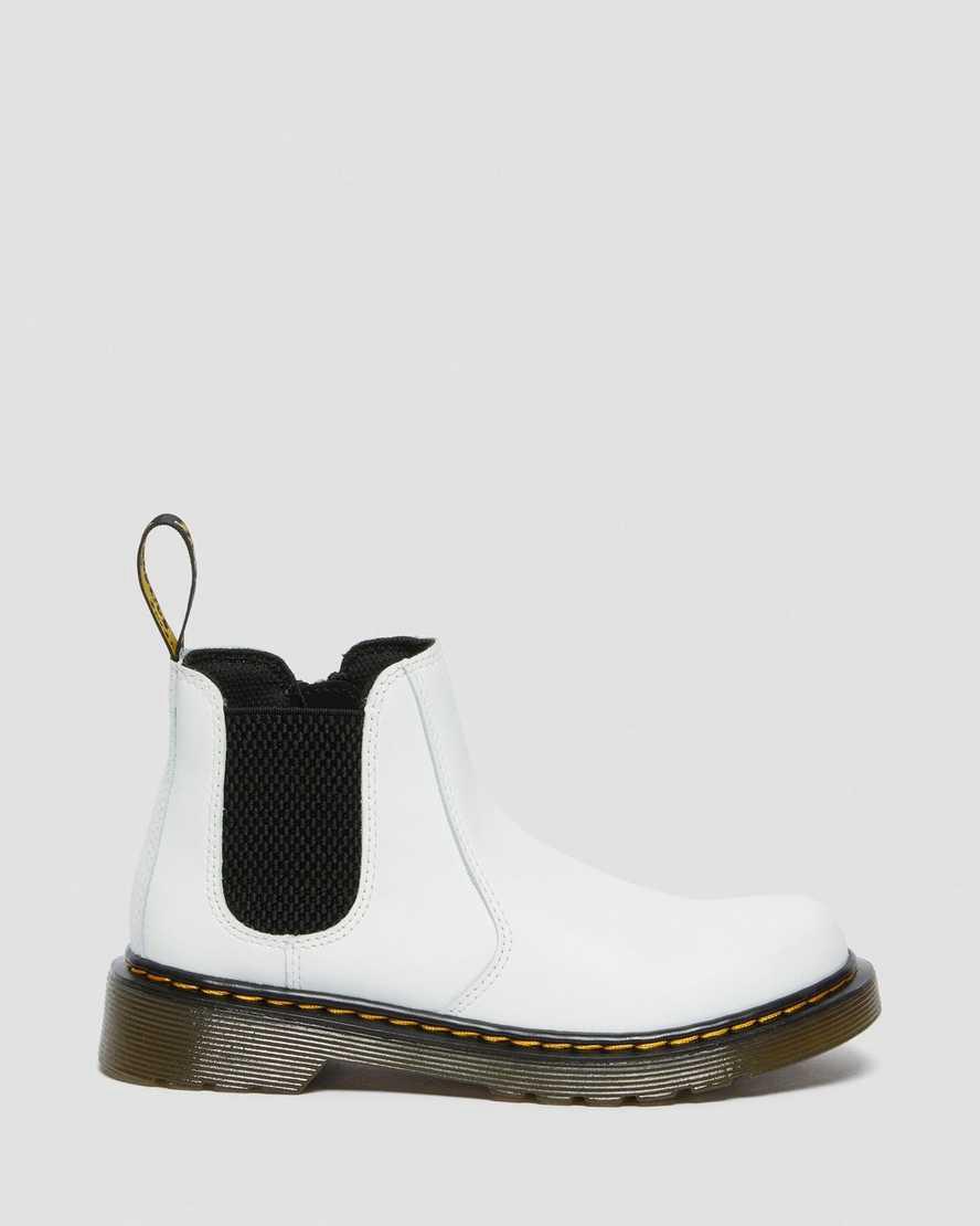 Dr Martens Junior 2976 Deri Çocuk Chelsea Bot Beyaz  Türkiye |  59827-ZNWY