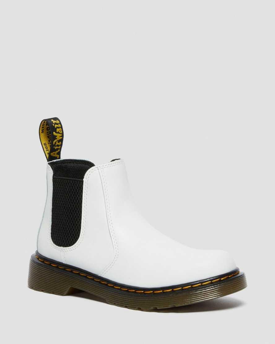 Dr Martens Junior 2976 Deri Çocuk Chelsea Bot Beyaz  Türkiye |  59827-ZNWY