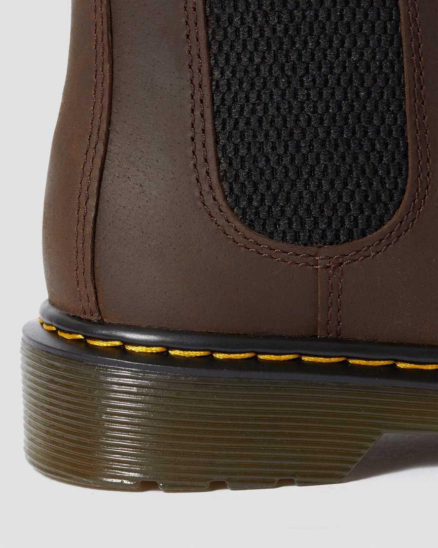 Dr Martens Junior 2976 Faux Fur Astar Çocuk Chelsea Bot Koyu Kahverengi  Türkiye |  15860-BYWN