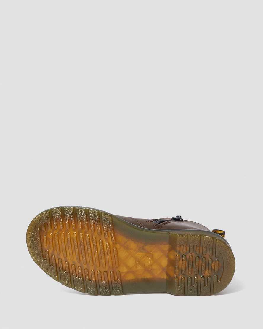 Dr Martens Junior 2976 Faux Fur Astar Çocuk Chelsea Bot Koyu Kahverengi  Türkiye |  15860-BYWN