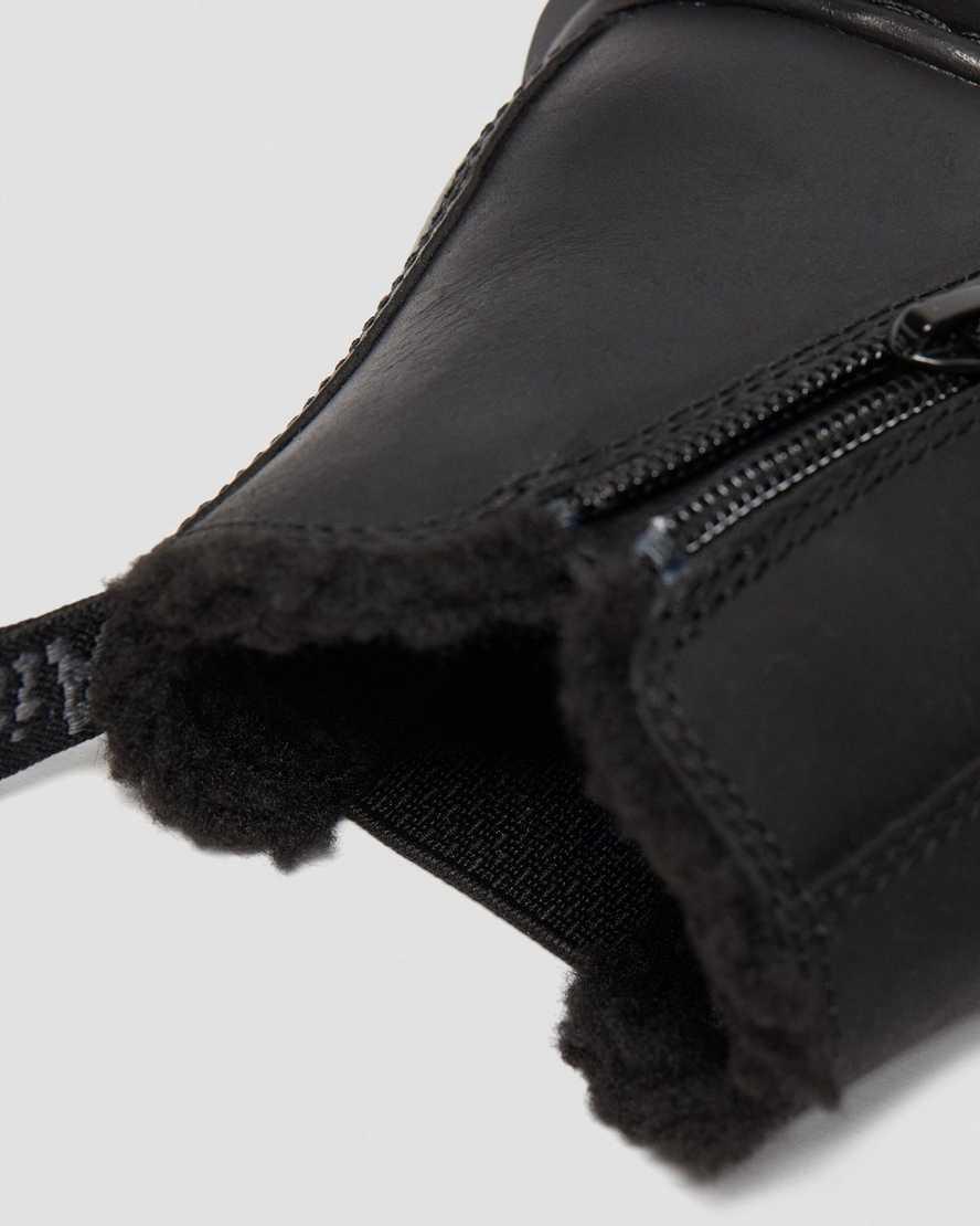 Dr Martens Junior 2976 Faux Fur Astar Çocuk Chelsea Bot Siyah  Türkiye |  17089-AMBN