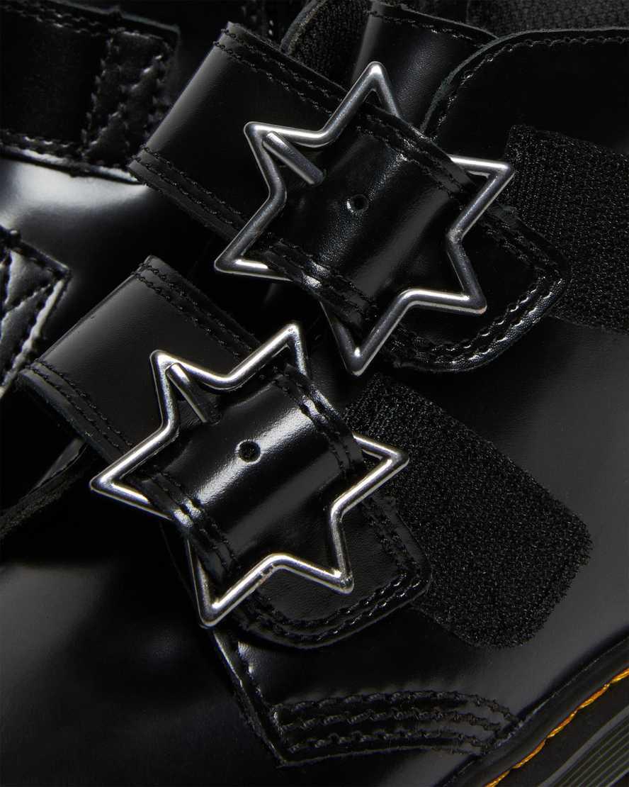 Dr Martens Junior Devon Bex Deri Çocuk Bilek Boy Bot Siyah  Türkiye |  15370-HBES