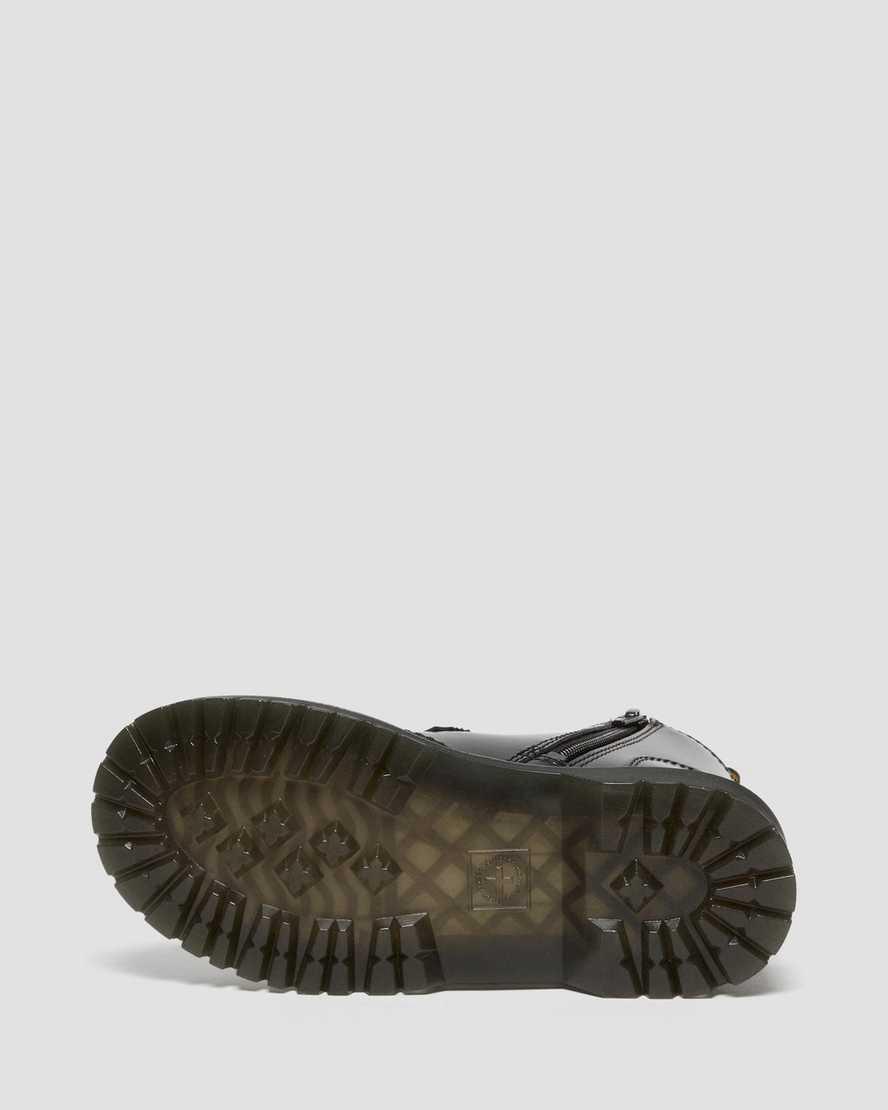 Dr Martens Junior Devon Bex Deri Çocuk Bilek Boy Bot Siyah  Türkiye |  15370-HBES