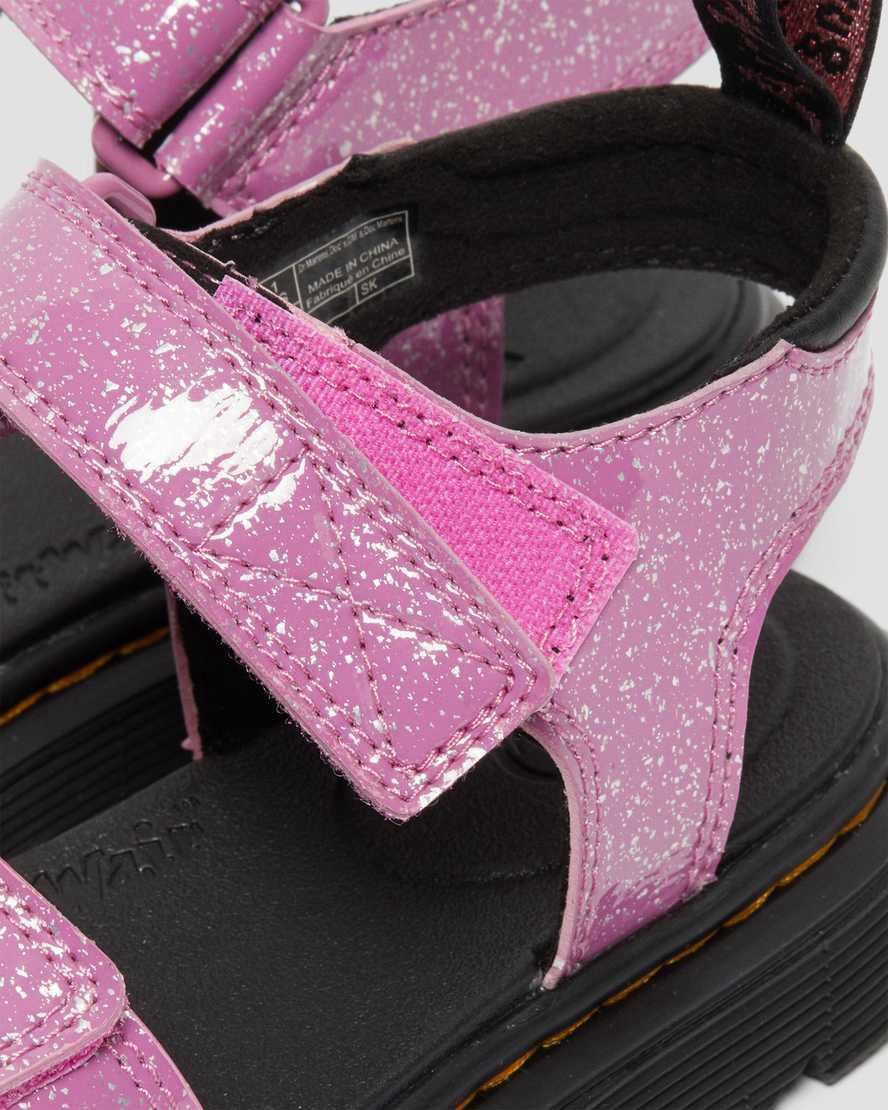 Dr Martens Junior Klaire Glitter Çocuk Sandalet Pembe  Türkiye |  36958-GUBC