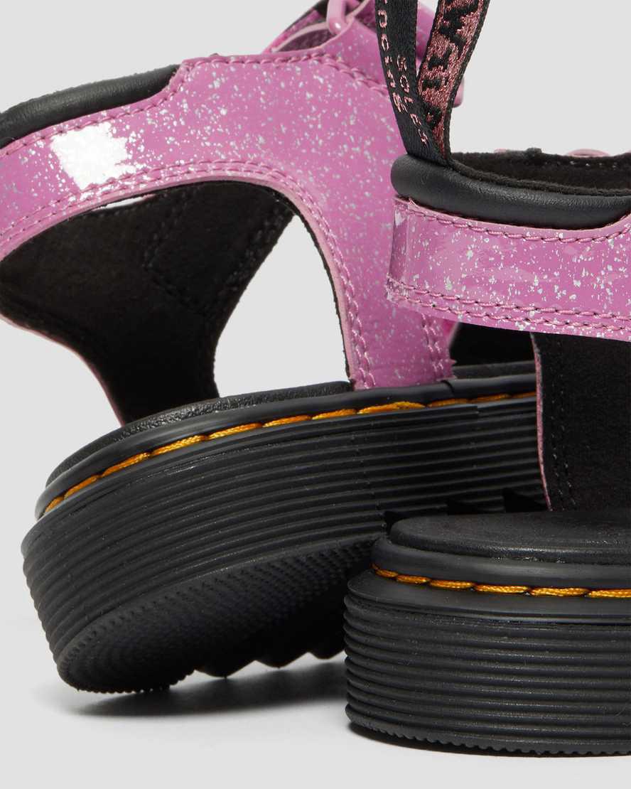 Dr Martens Junior Klaire Glitter Çocuk Sandalet Pembe  Türkiye |  36958-GUBC