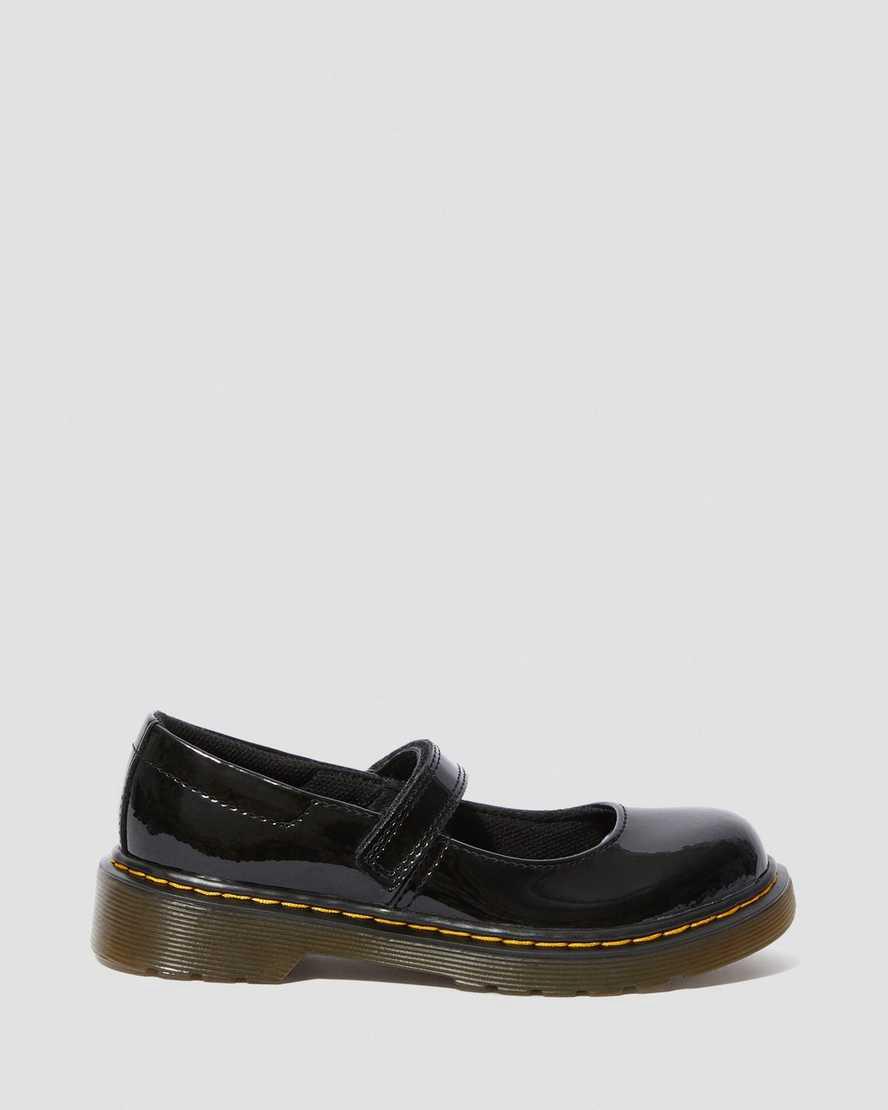 Dr Martens Junior Maccy Rugan Deri Çocuk Mary Jane Ayakkabı Siyah  Türkiye |  14850-BYPW