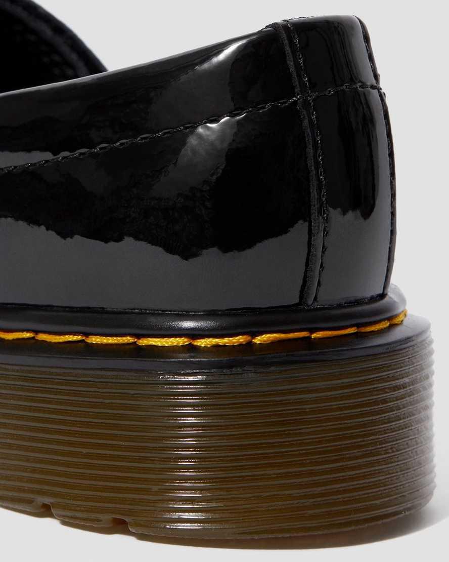 Dr Martens Junior Maccy Rugan Deri Çocuk Mary Jane Ayakkabı Siyah  Türkiye |  14850-BYPW