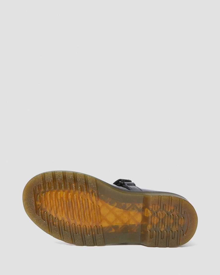 Dr Martens Junior Maccy Rugan Deri Çocuk Mary Jane Ayakkabı Siyah  Türkiye |  14850-BYPW