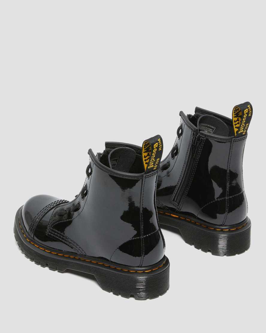 Dr Martens Junior Sinclair Bex Rugan Deri Çocuk Bot Siyah  Türkiye |  10346-BSVU