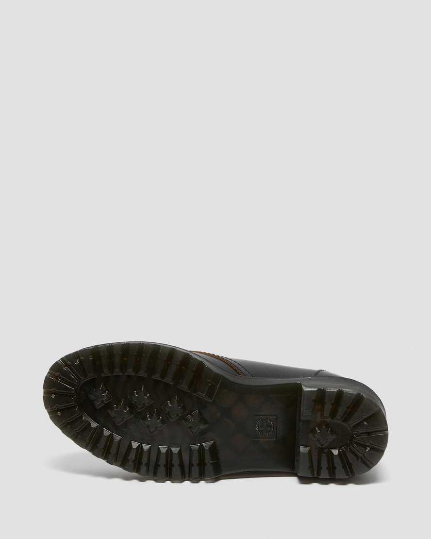 Dr Martens Leona Lo Vintage Smooth Deri Kadın Topuklu Bot Siyah  Türkiye |  54019-GHNX
