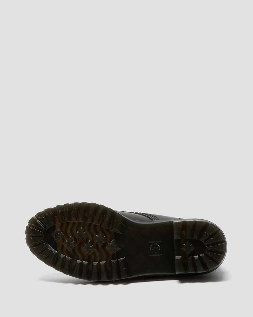 Dr Martens Leona Vintage Smooth Deri Kadın Topuklu Bot Siyah  Türkiye |  67243-UFBO