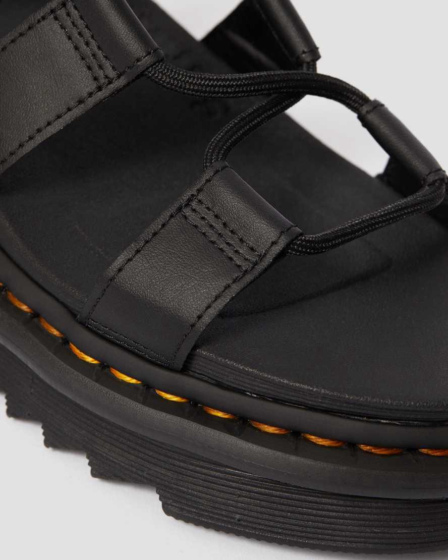 Dr Martens Nartilla Deri Kadın Gladyatör Sandalet Siyah  Türkiye |  40986-SWIM