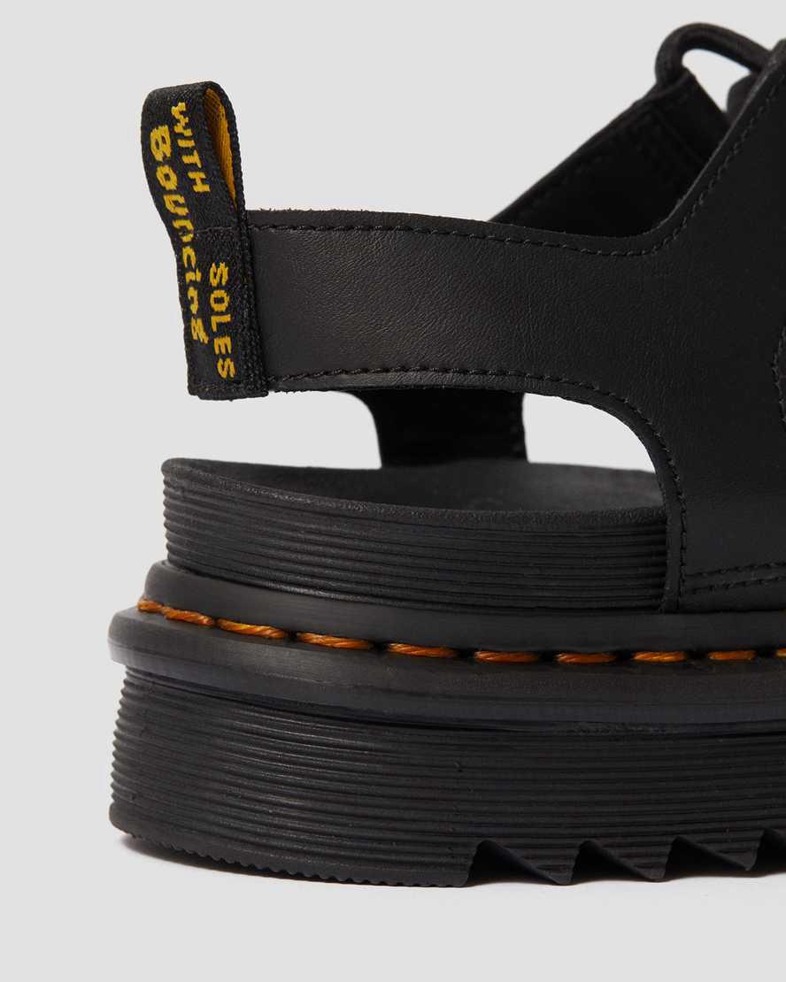 Dr Martens Nartilla Deri Kadın Gladyatör Sandalet Siyah  Türkiye |  40986-SWIM