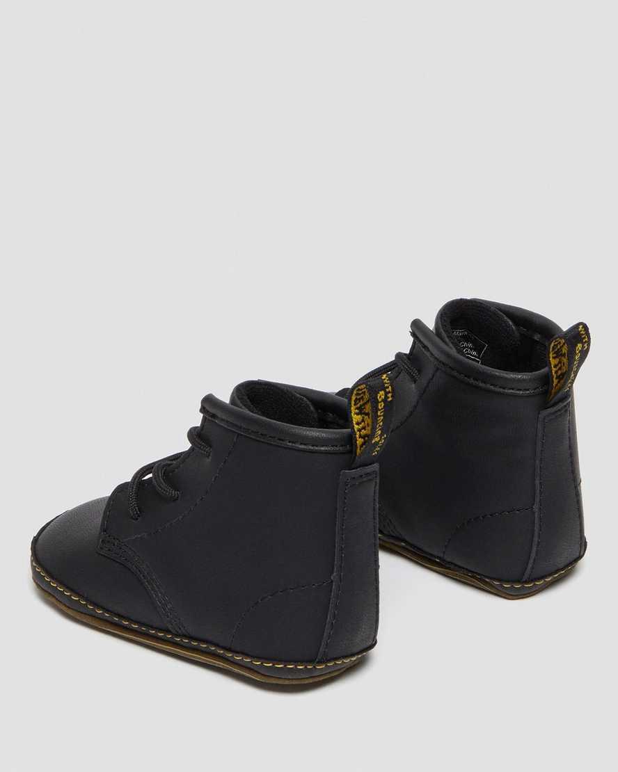 Dr Martens Newborn 1460 Auburn Deri Çocuk Bot Siyah  Türkiye |  32148-AOGK