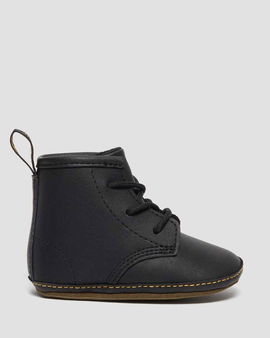 Dr Martens Newborn 1460 Auburn Deri Çocuk Bot Siyah  Türkiye |  32148-AOGK