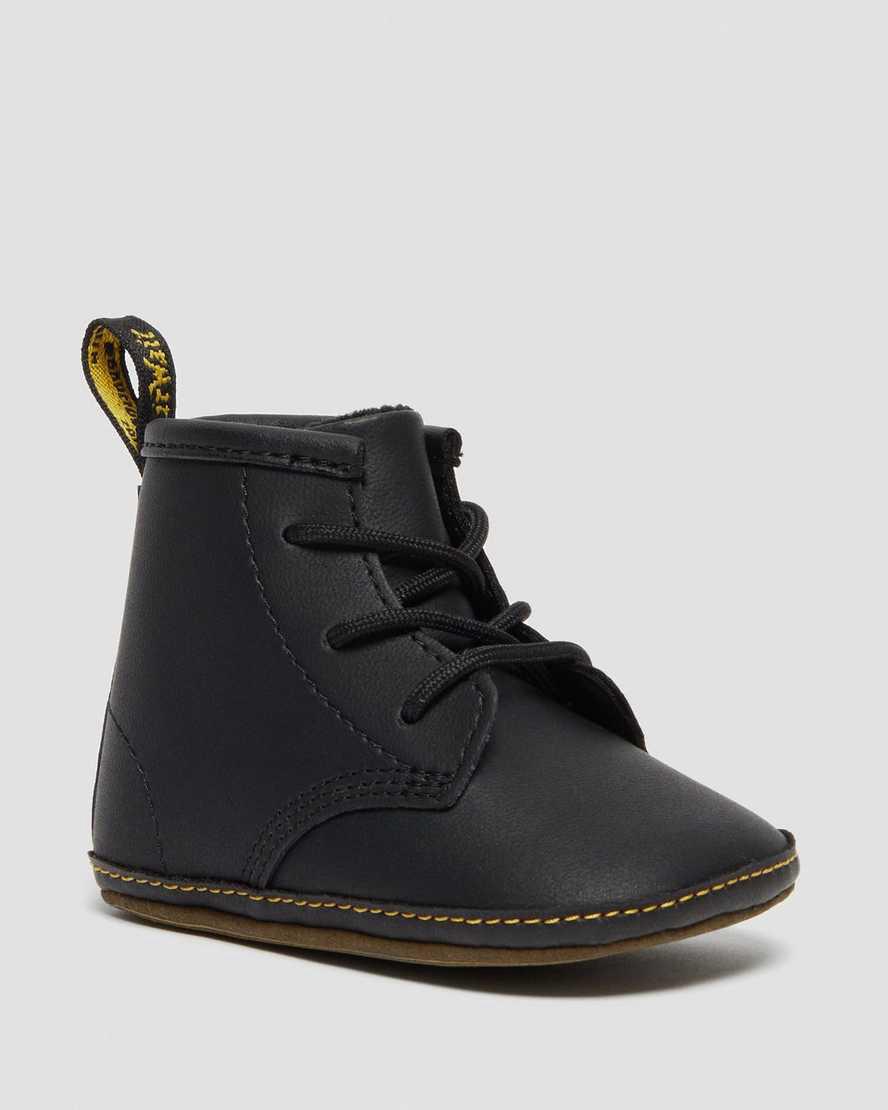 Dr Martens Newborn 1460 Auburn Deri Çocuk Bot Siyah  Türkiye |  32148-AOGK