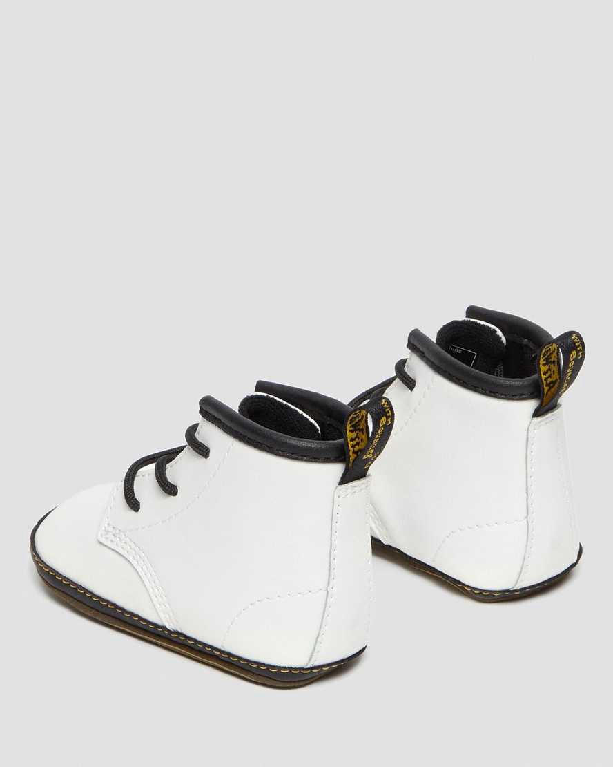 Dr Martens Newborn 1460 Auburn Deri Çocuk Bot Beyaz  Türkiye |  51289-VXUW