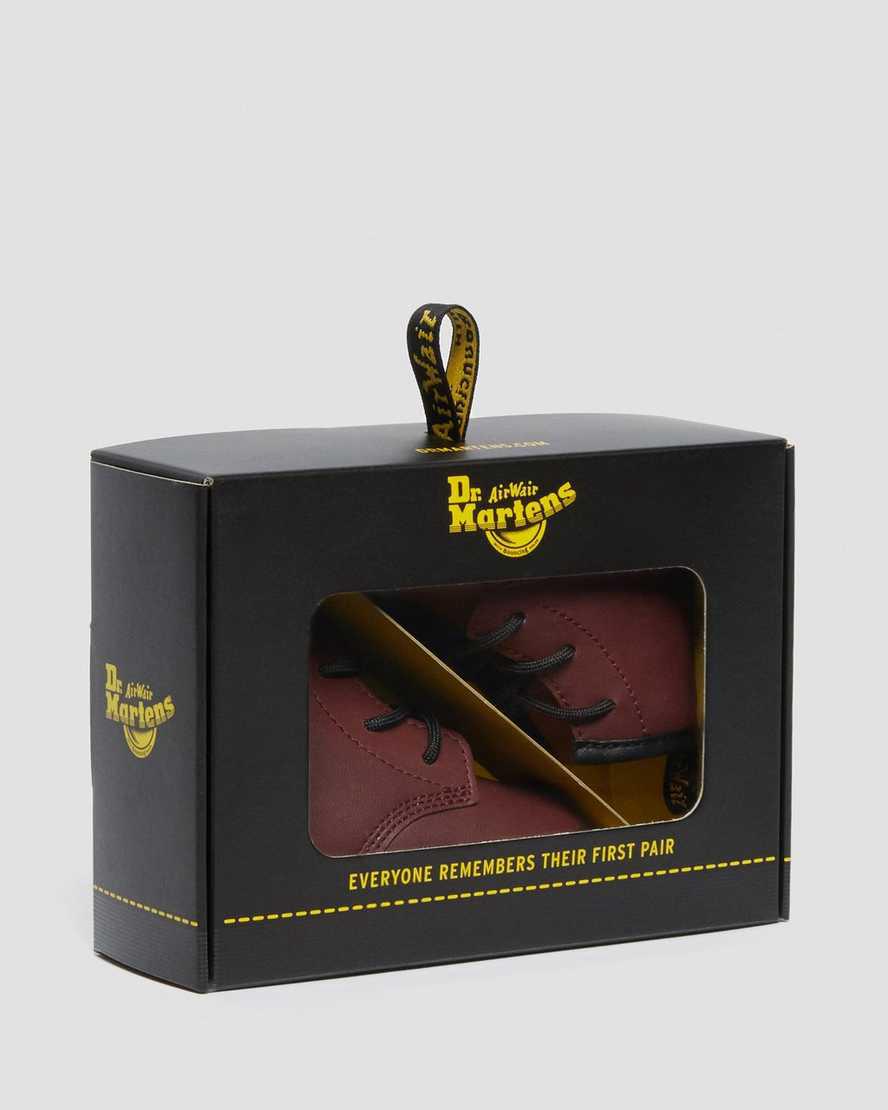 Dr Martens Newborn 1460 Auburn Deri Çocuk Bot Kırmızı  Türkiye |  68409-FBRJ