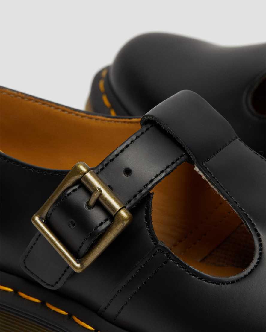 Dr Martens Polley Smooth Deri Kadın Mary Jane Ayakkabı Siyah  Türkiye |  45796-SPGM