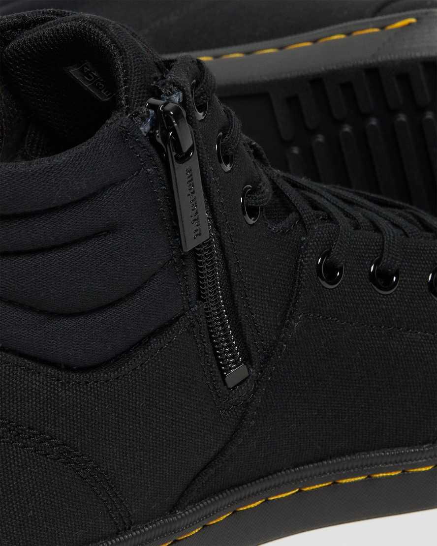 Dr Martens Rozarya Kanvas Kadın Bilek Boy Bot Black/Black  Türkiye |  89241-DNUA