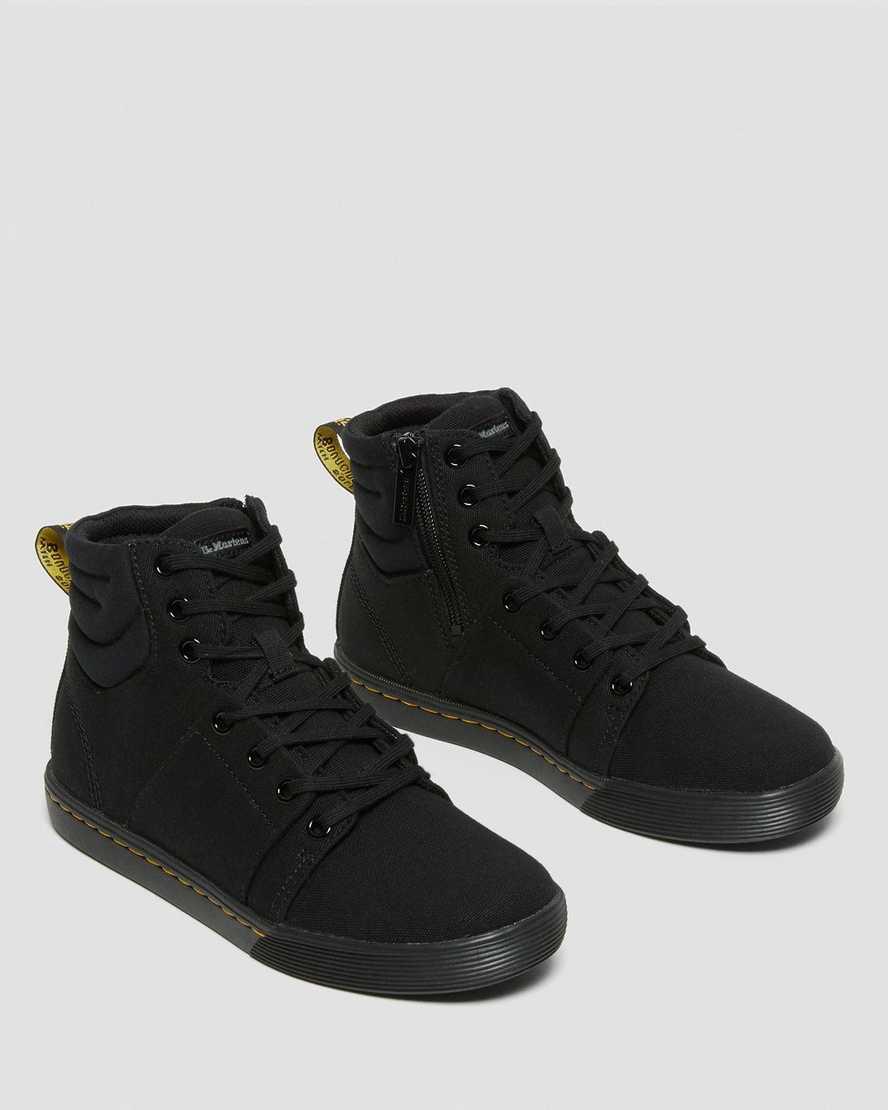 Dr Martens Rozarya Kanvas Kadın Bilek Boy Bot Black/Black  Türkiye |  89241-DNUA