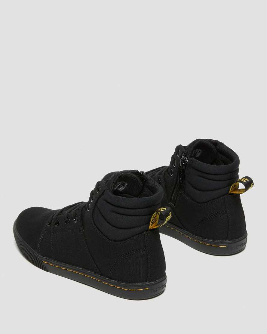Dr Martens Rozarya Kanvas Kadın Bilek Boy Bot Black/Black  Türkiye |  89241-DNUA