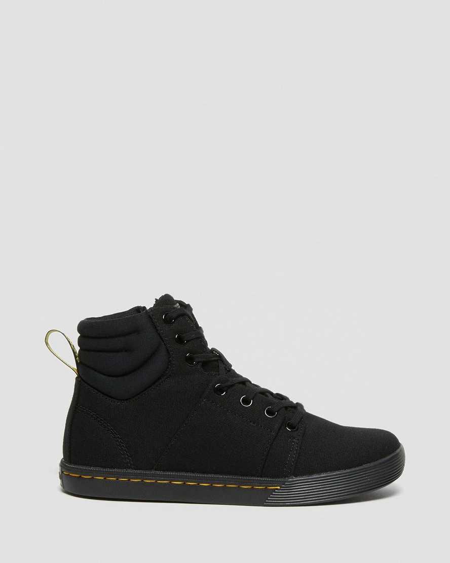 Dr Martens Rozarya Kanvas Kadın Bilek Boy Bot Black/Black  Türkiye |  89241-DNUA
