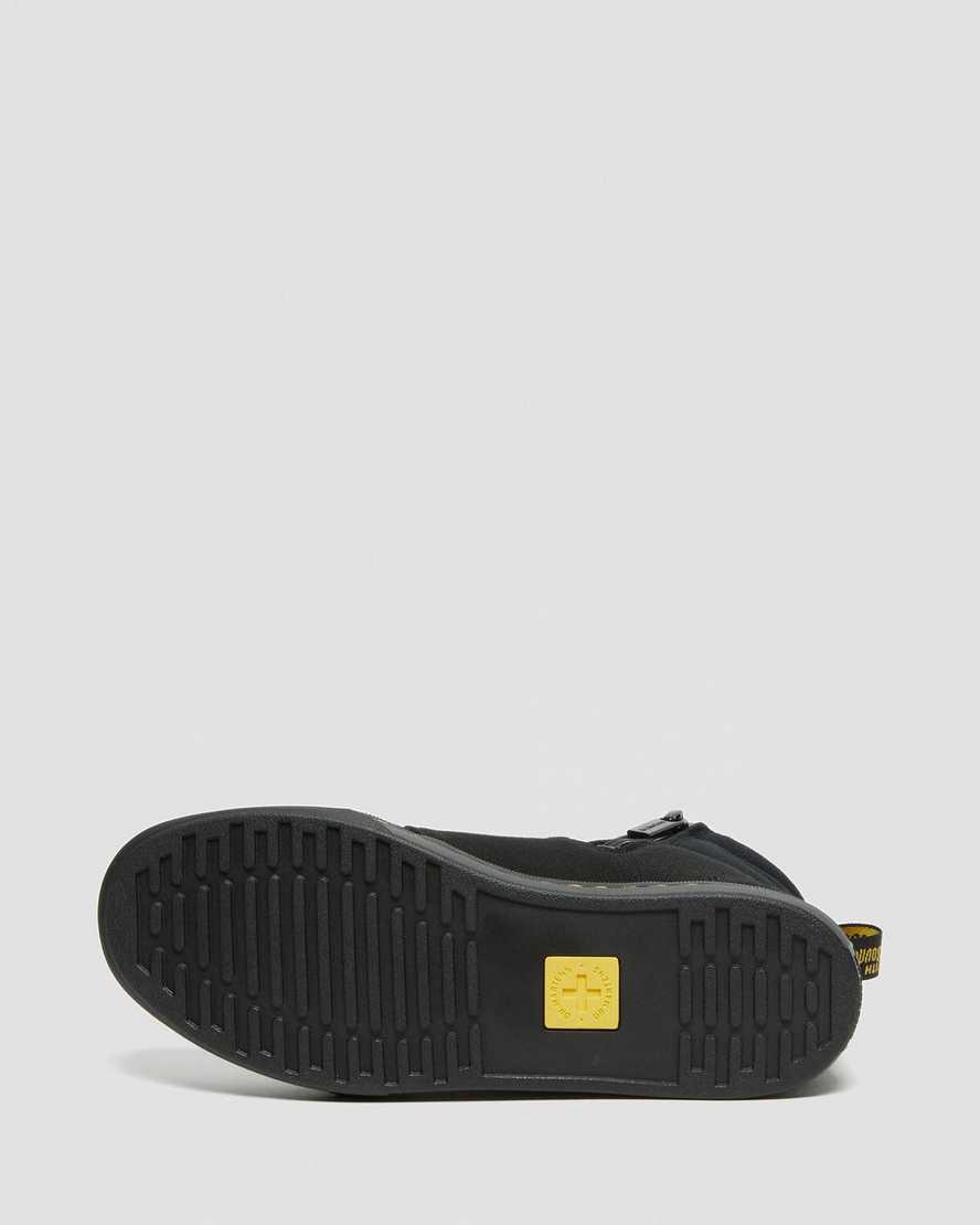 Dr Martens Rozarya Kanvas Kadın Bilek Boy Bot Black/Black  Türkiye |  89241-DNUA