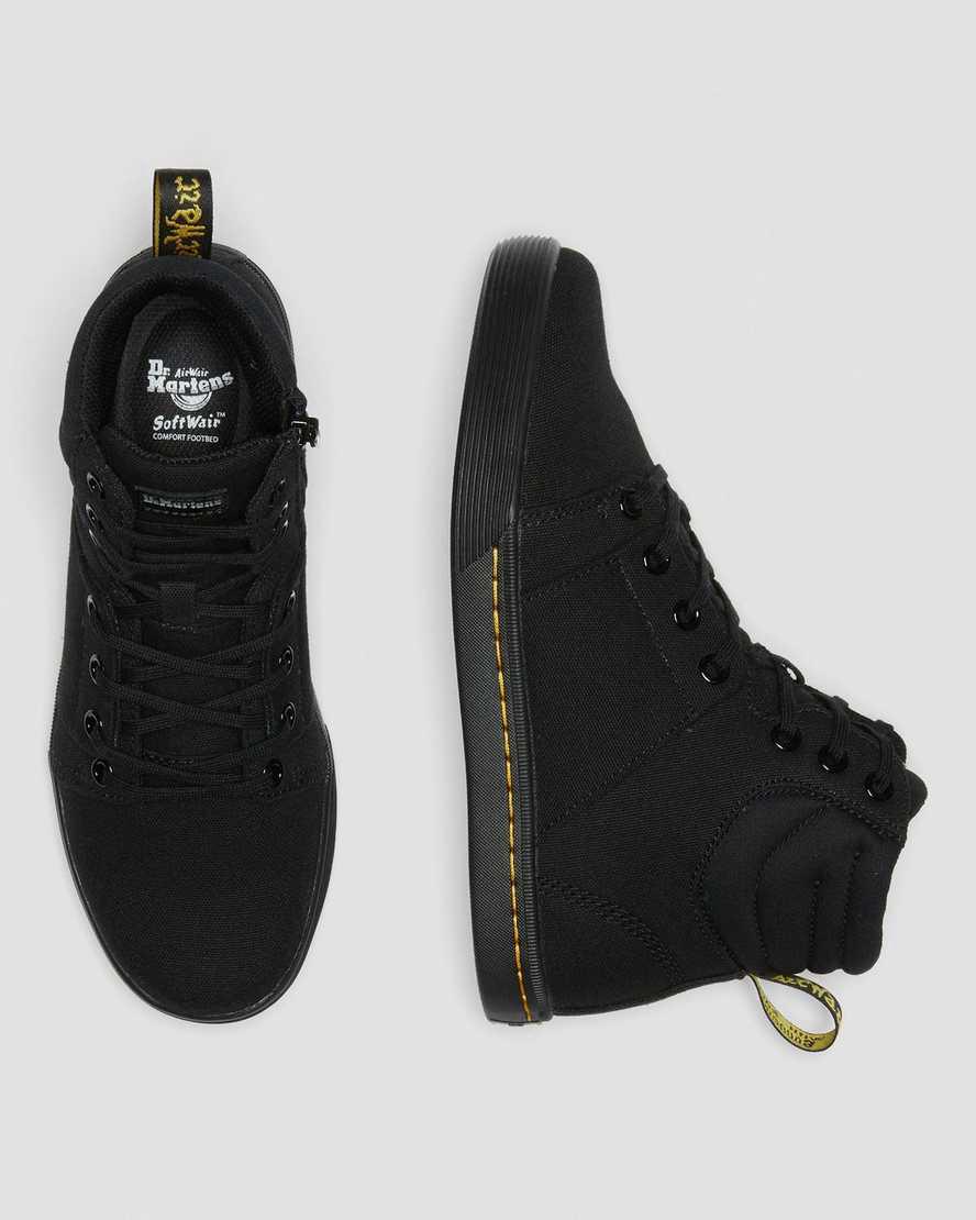 Dr Martens Rozarya Kanvas Kadın Bilek Boy Bot Black/Black  Türkiye |  89241-DNUA