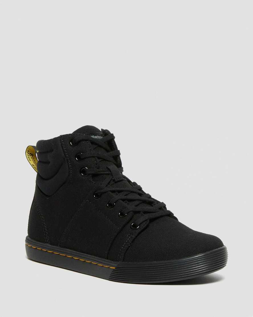 Dr Martens Rozarya Kanvas Kadın Bilek Boy Bot Black/Black  Türkiye |  89241-DNUA