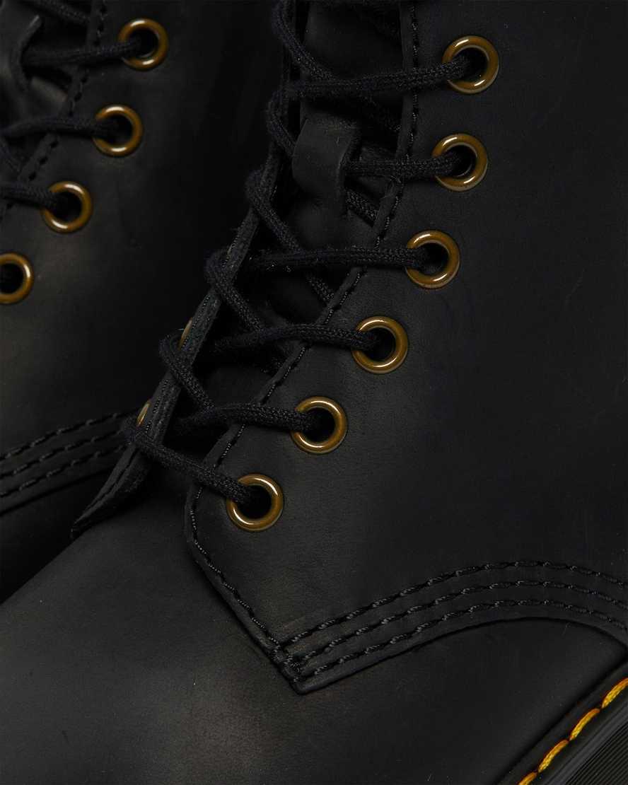 Dr Martens Shriver Hi Wyoming Deri Kadın Topuklu Bot Siyah  Türkiye |  72950-FWVT