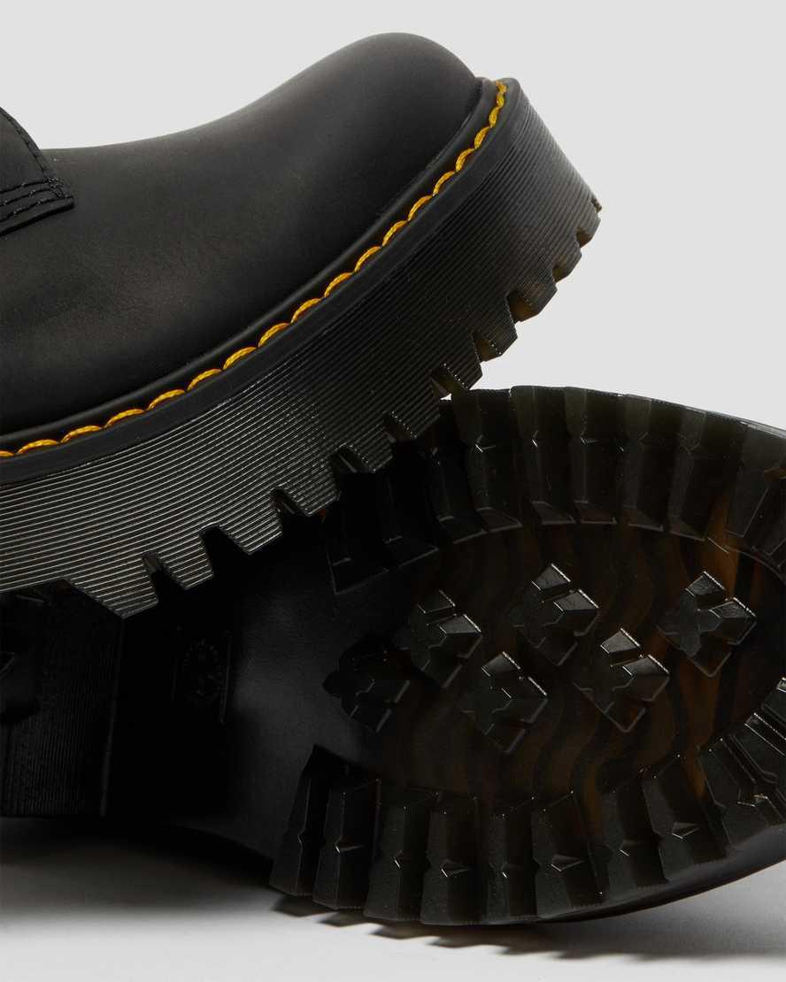 Dr Martens Shriver Hi Wyoming Deri Kadın Topuklu Bot Siyah  Türkiye |  72950-FWVT