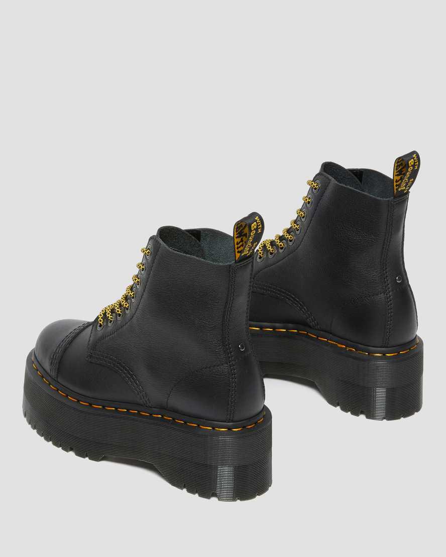 Dr Martens Sinclair Max Pisa Deri Kadın Kalın Taban Bot Siyah  Türkiye |  30684-XVIG